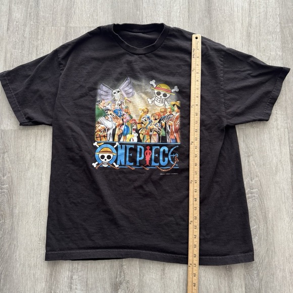 One Piece Anime Graphic Shirt Gonxkilla South Side Supply Black Tee Size Large - Picture 5 of 6